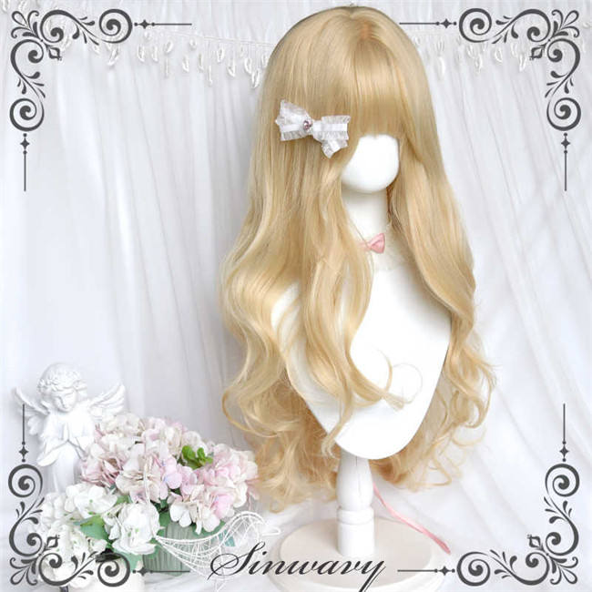 Vintage Roll Long Wavy Lolita Wig 80cm