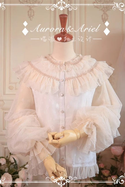 Aurora Ariel Lolita Nemo Double-layers Chiffon Lolita Blouse