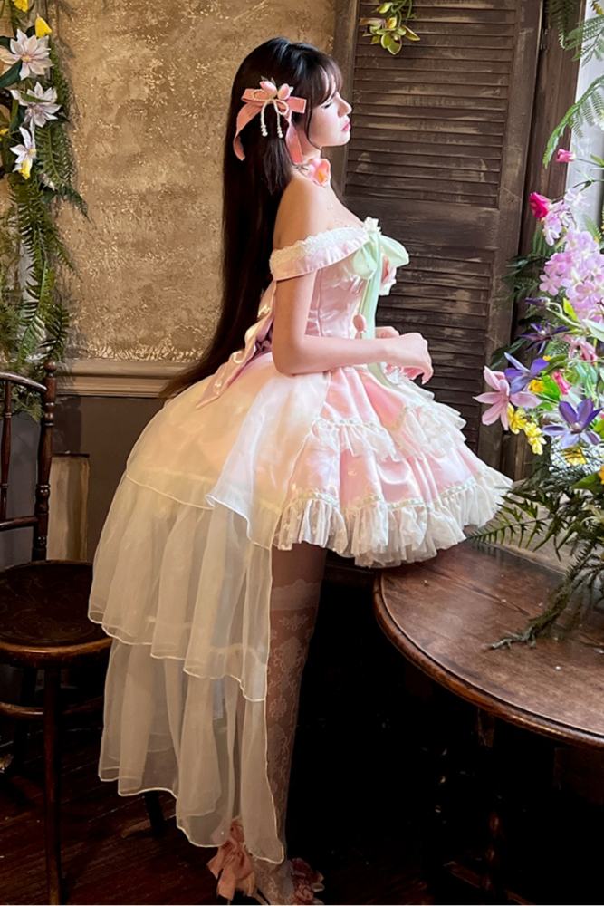 Diamond Honey Spring Tulip Short Dress