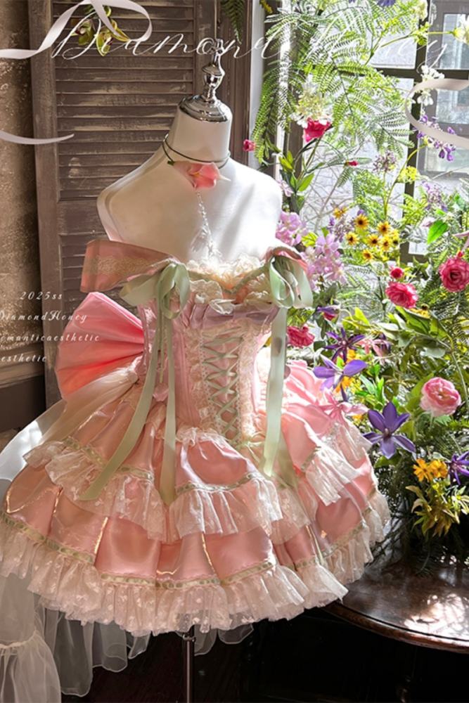 Diamond Honey Spring Tulip Short Dress
