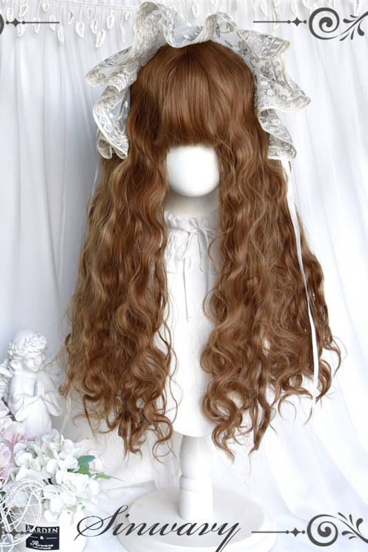 Retro Brown Doll Long Curl Hair Lolita Wig