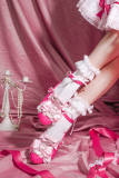 Heart Bow High Heels Lolita Shoes