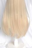 Beige Princess Long Straight Hair and Sideburns Lolita Wig