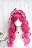 Sweet Cartoon Pitaya Red Long Curl Wig