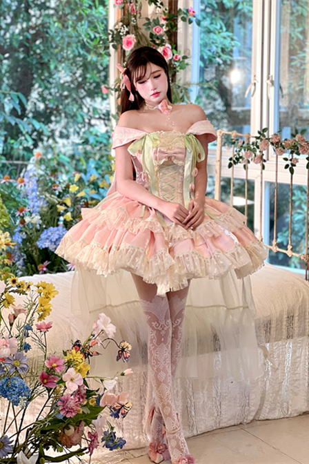 Diamond Honey Spring Tulip Short Dress