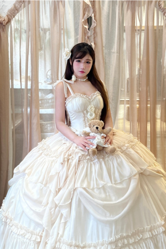 Diamond Honey Apricot Princess Dress