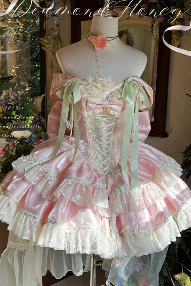 Diamond Honey Spring Tulip Short Dress