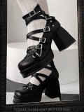 Punk Gothic High Heels Lolita Shoes