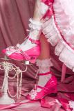 Heart Bow High Heels Lolita Shoes