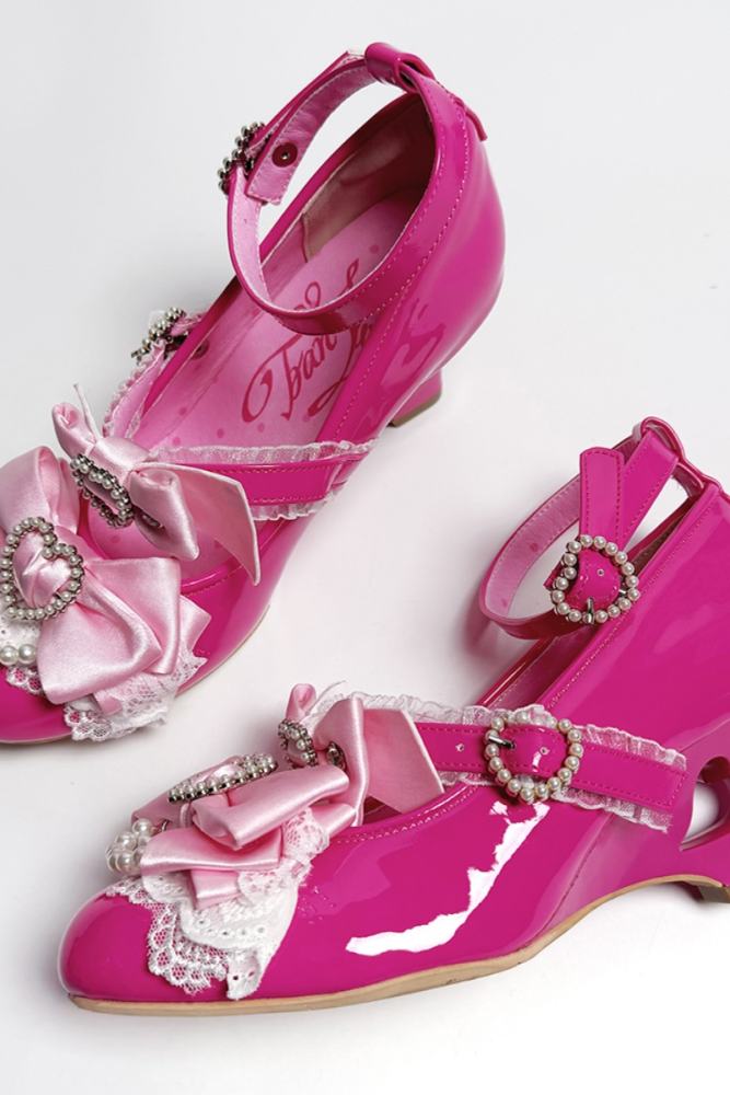 Heart Bow High Heels Lolita Shoes