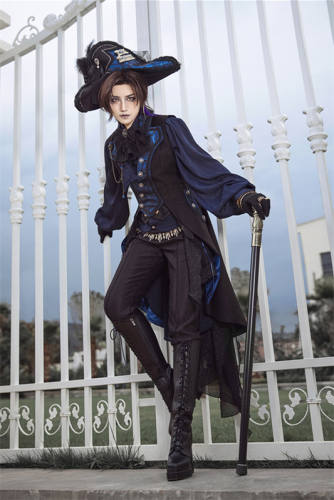Immortal Thorn Sword Night Ouji Lolita Coat and Short Pants