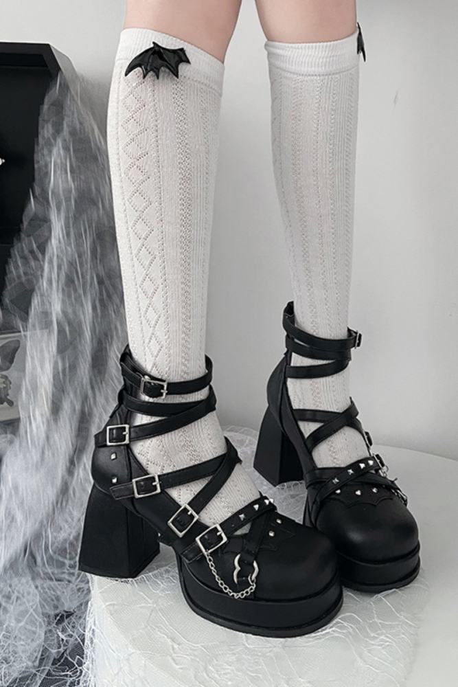 Punk Gothic High Heels Lolita Shoes
