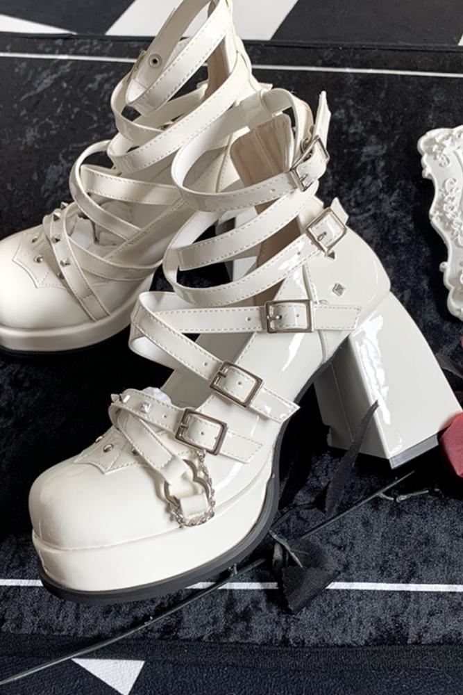 Punk Gothic High Heels Lolita Shoes