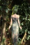 Blood Supply Spring Spirit and Flower Strapless Dress and Necklace