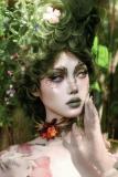 Blood Supply Spring Spirit and Flower Strapless Dress and Necklace