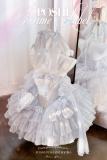 Poshepose Snow Fairy Blue Princess Formal Dress