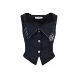 Kyouko & Harry Potter Co-signed College Style Skirt, Blouse and Vest Harry Potter Clothes