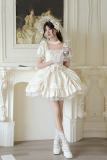 Withpuji Letter and Poetry White Hime Lolita Dress Accessories