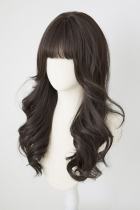 Brightlele Angel Wings Daily Long Curly Lolita Wig