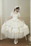 Withpuji Letter and Poetry White Hime Lolita Dress Accessories
