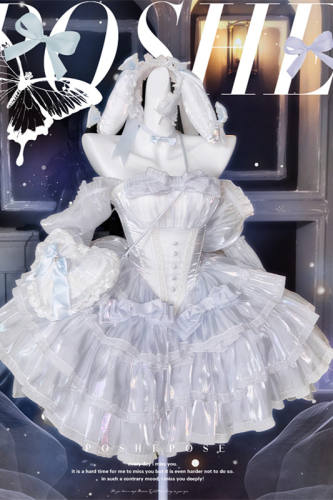 Poshepose Snow Fairy Blue Princess Formal Dress