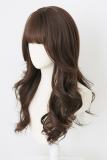 Brightlele Angel Wings Daily Long Curly Lolita Wig