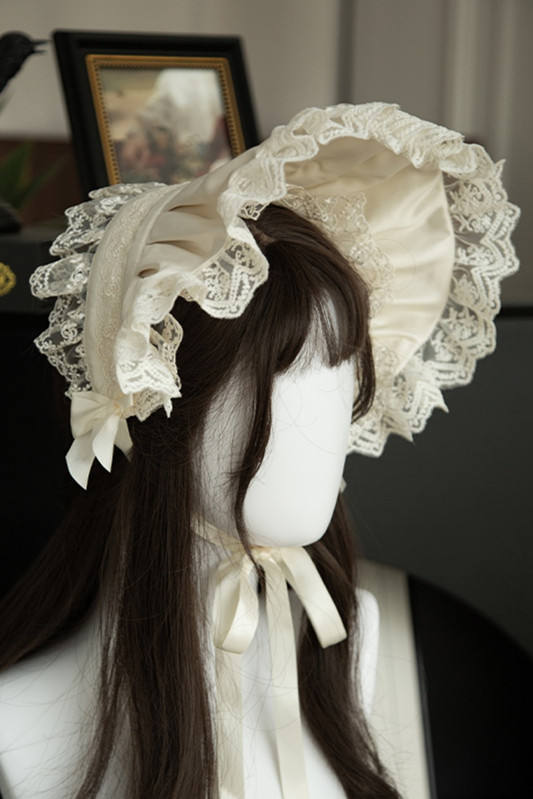Withpuji Letter and Poetry White Hime Lolita Dress Accessories