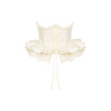 Withpuji Letter and Poetry White Set Hime Lolita Dress