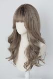 Brightlele Angel Wings Daily Long Curly Lolita Wig