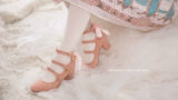 ElfArmorie Cupid's Heart - Sweet Velvet Lolita Heel Shoes