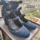 ElfArmorie Cupid's Heart - Sweet Velvet Lolita Heel Shoes