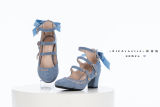 ElfArmorie Cupid's Heart - Sweet Velvet Lolita Heel Shoes