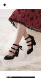 ElfArmorie Cupid's Heart - Sweet Velvet Lolita Heel Shoes