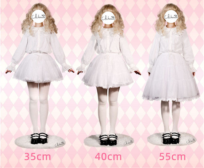 35cm/40cm/55cm Daily Wear Petticoat Boguta A-shaped Plus Size Petticoat