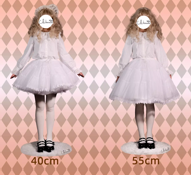 40cm/55cm Super Poofy Petticoat Boguta A-shaped Lolita Petticoat -Ready Made