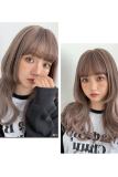 Brightlele Jellyfish Hime Cut Long Curly Lolita Wig