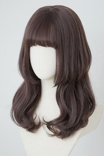 Brightlele Jellyfish Hime Cut Long Curly Lolita Wig