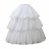45-72cm Length and Shape Adjustable Hoopskirt Boguta Flexible Crinoline Petticoat