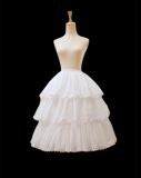 45-72cm Length and Shape Adjustable Hoopskirt Boguta Flexible Crinoline Petticoat