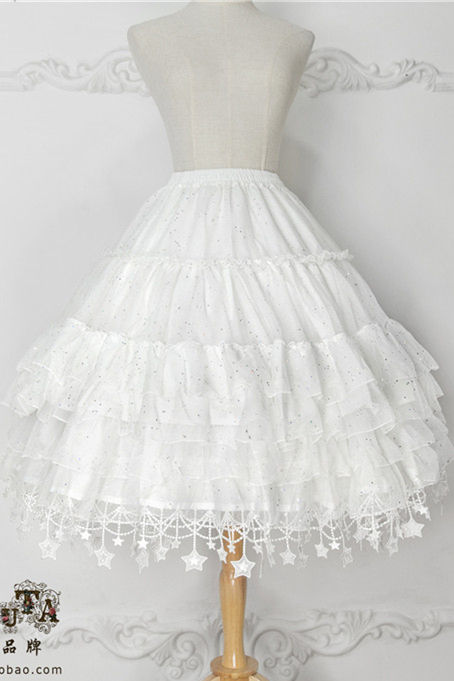 60cm/70cm Luxury Boguta Lolita Stars Theme Lolita Underskirt