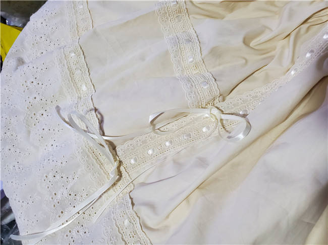 45-80cm Embroidery Cotton Lolita Underskirt