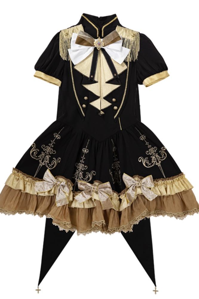 Unchartde Stars Gilded Oath Shawl One Piece Lolita Dress