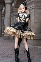 Gilded Oath Shawl One Piece Lolita Dress