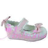 Sweet Single Strap Lolita Shoes with Bows