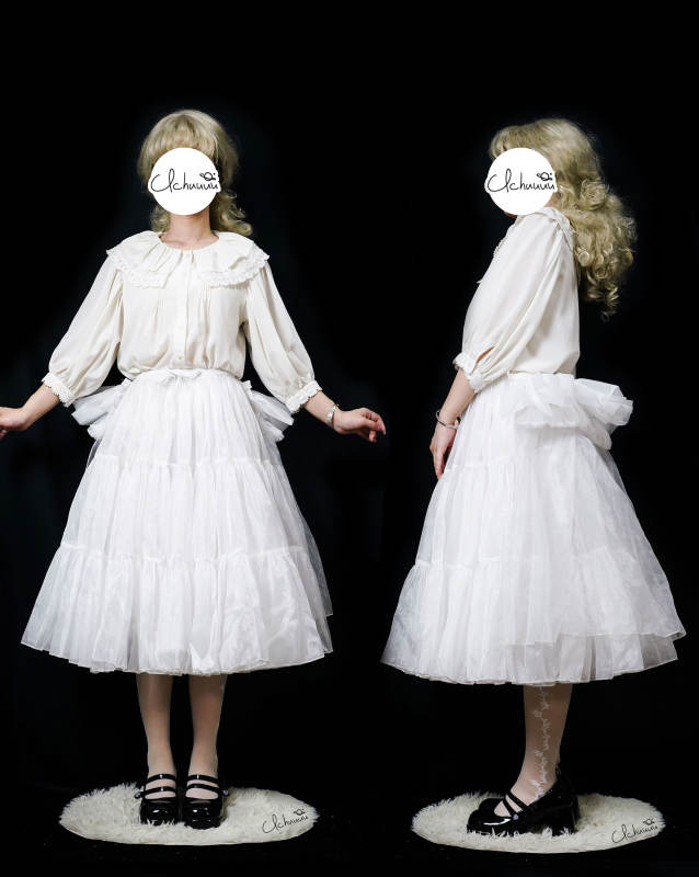 70cm Bustle Petticoat Boguta Tulle Petticoat and Detachable Bustle