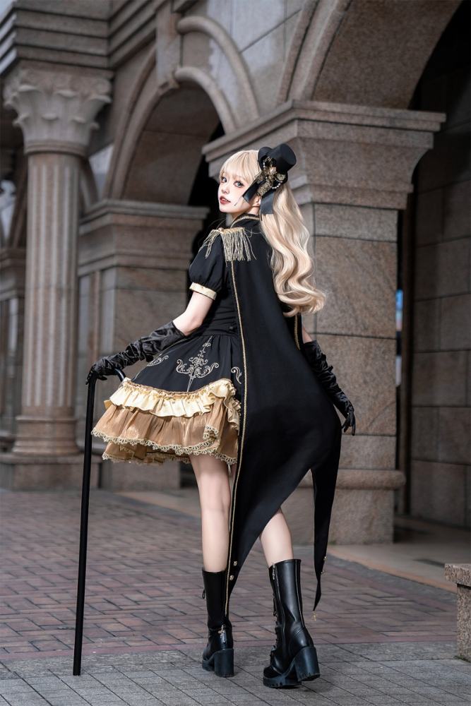 Unchartde Stars Gilded Oath Shawl One Piece Lolita Dress