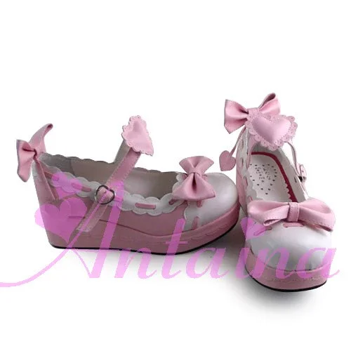 Sweet Single Strap Lolita Shoes with Bows