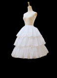 45-72cm Length and Shape Adjustable Hoopskirt Boguta Flexible Crinoline Petticoat