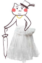 70cm Bustle Petticoat Boguta Tulle Petticoat and Detachable Bustle