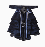 Music in Darkness Ouji Lolita Blouse, Short Pants, Long Vest and Necktie